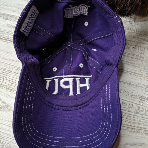High Point University Panthers Purple Cap Hat HPU - Picture 5 of 7